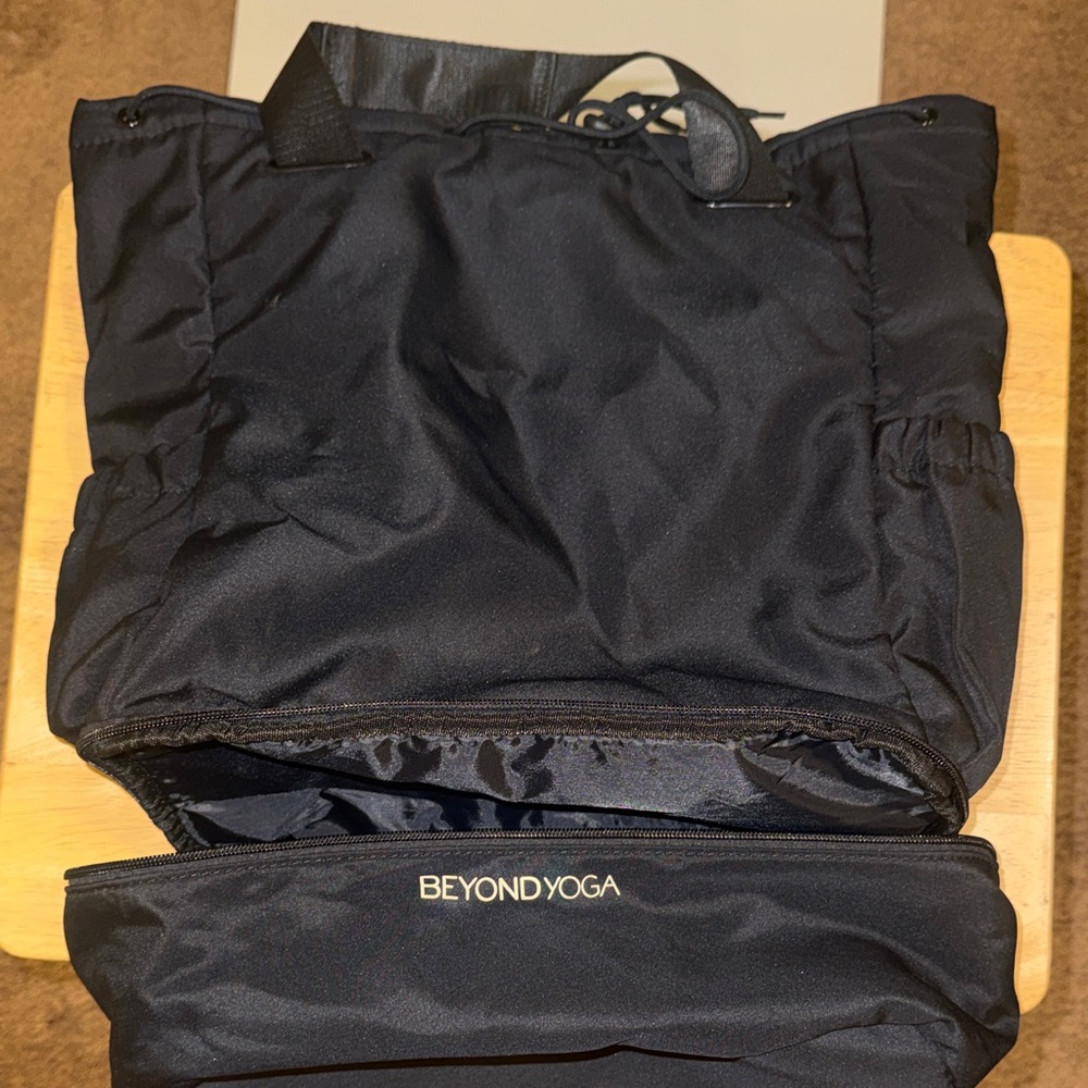 Beyond Yoga Black Nylon Everyday Tote